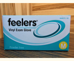 Powder-Free Disposable Vinyl Gloves (100) - Clear